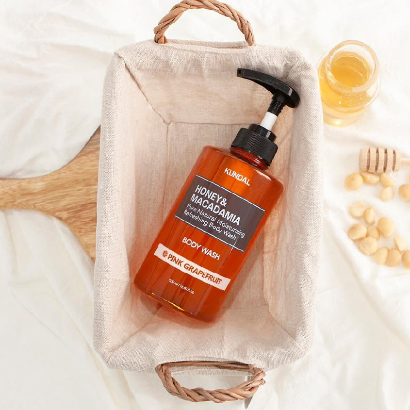 Kundal Honey and Macadamia Body Wash - Pink Grapefruit