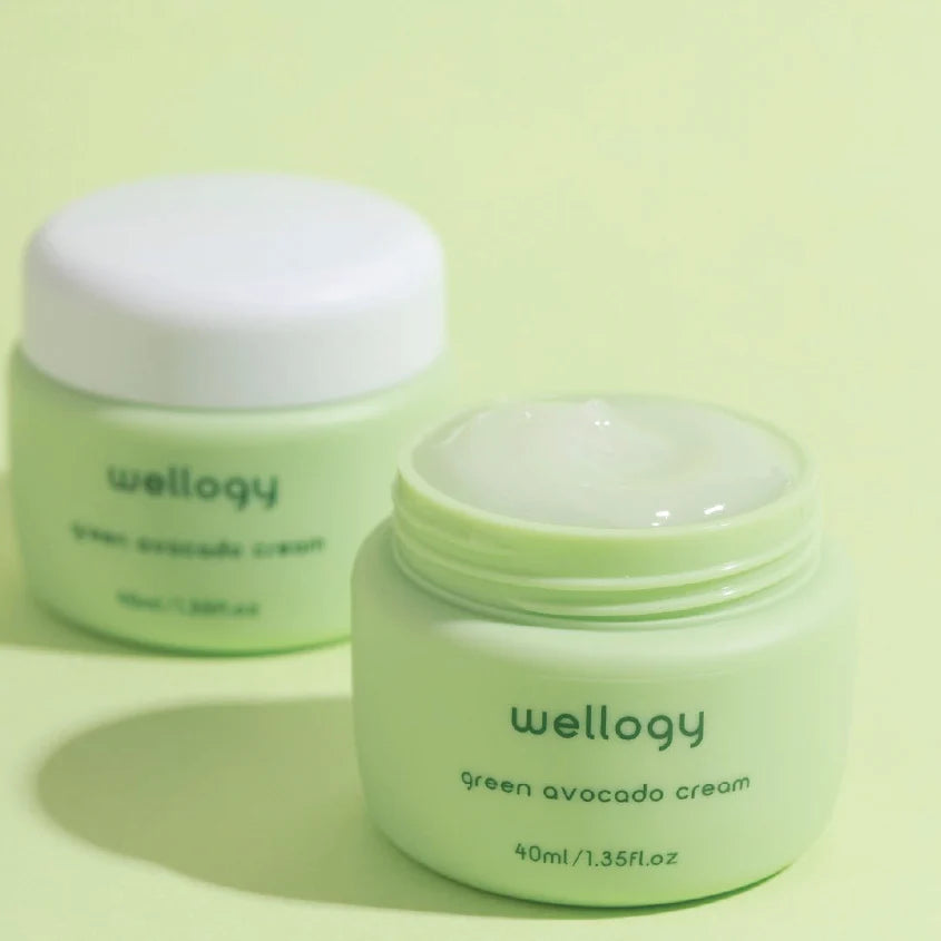 wellogy green avocado cream