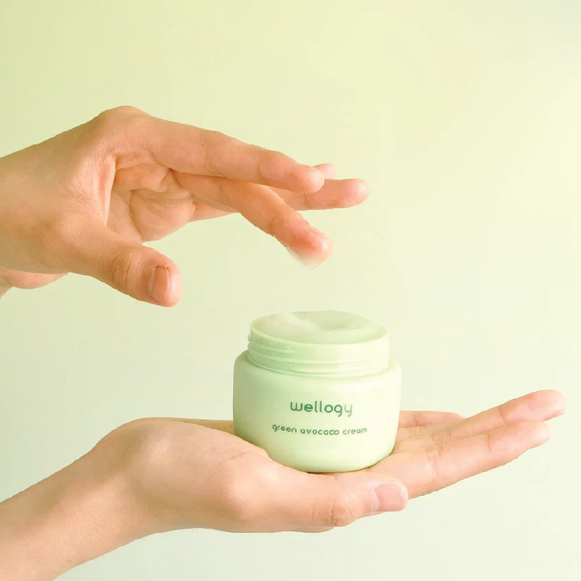 wellogy green avocado cream