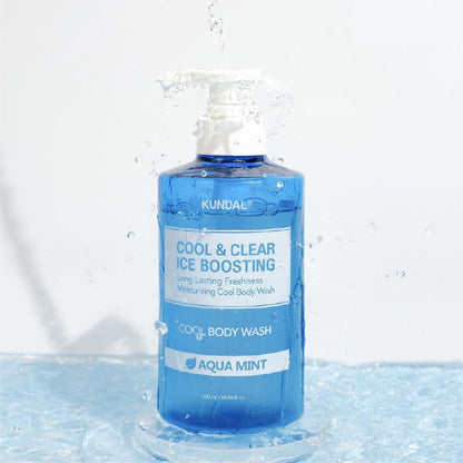 Kundal Cool & Clear Ice Boosting Cool Body Wash - Aqua Mint