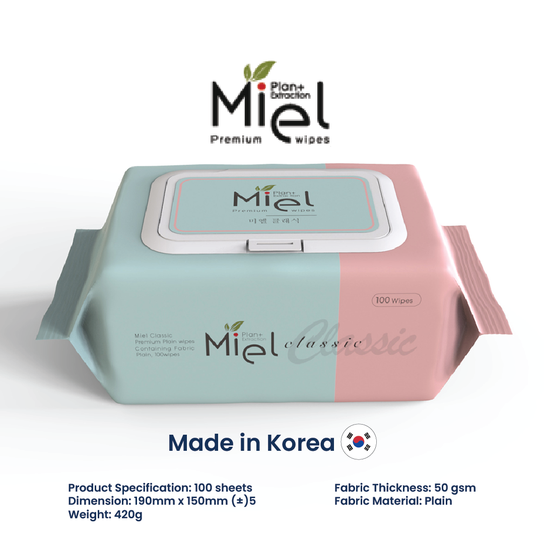 Miel Wet Wipes (20pc)