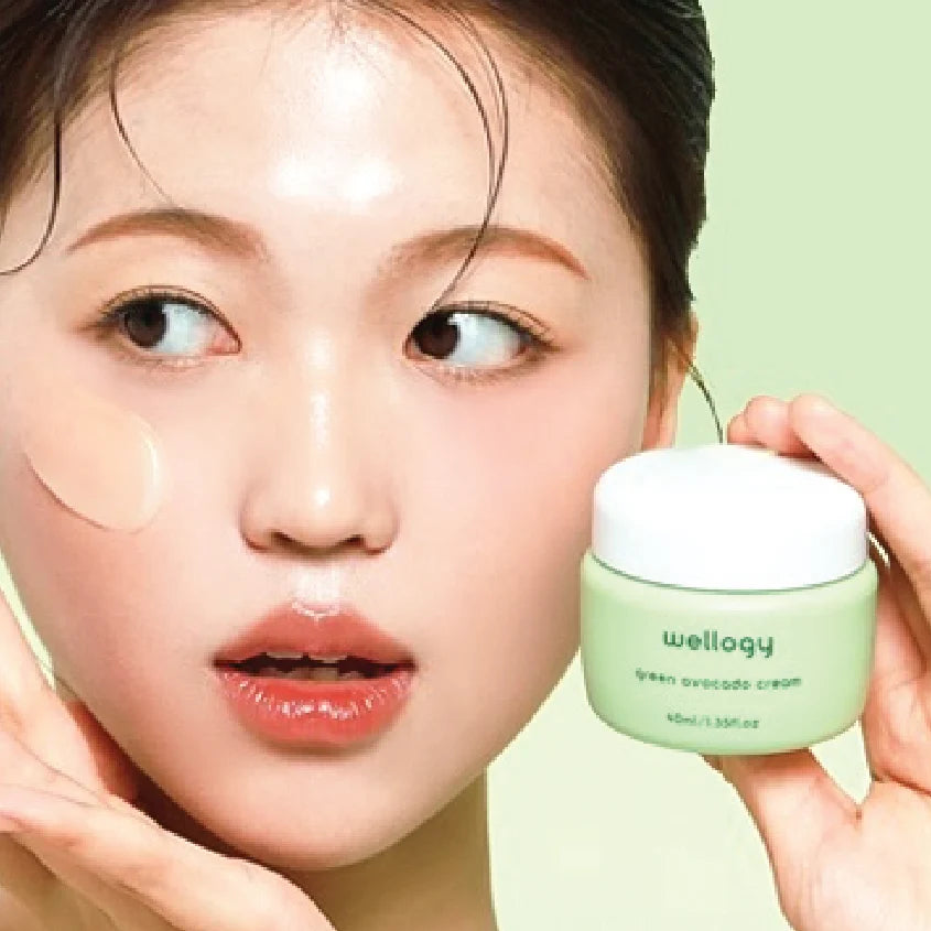 wellogy green avocado cream