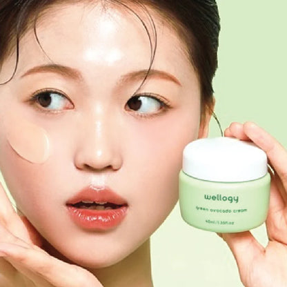 wellogy green avocado cream