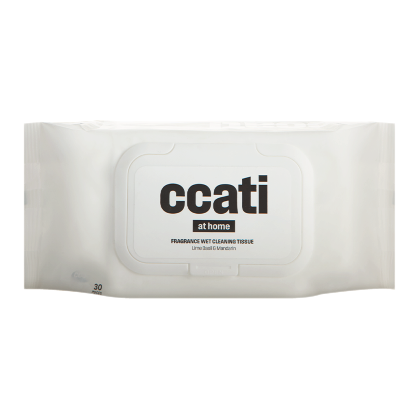 Ccati at home fragrance wet cleaning tissue Lime Basil & Mandarin 30 Sheets