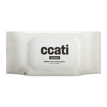 Ccati at home fragrance wet cleaning tissue Lime Basil & Mandarin 30 Sheets