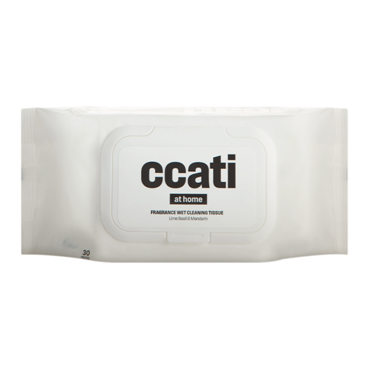 Ccati at home fragrance wet cleaning tissue Lime Basil & Mandarin 30 Sheets