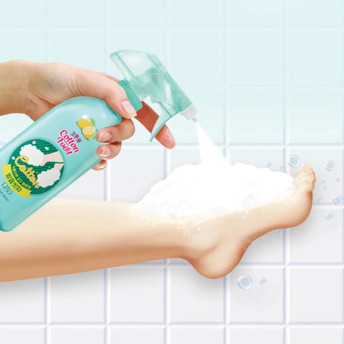Cotton Foot Shampoo Lemon Refill