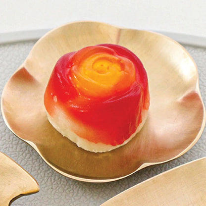 Mosim Point Plate - Plum Blossom Plate (Bangja Yugi Mume Refreshment Brass Bowl, Organic Bowl Point Plate)