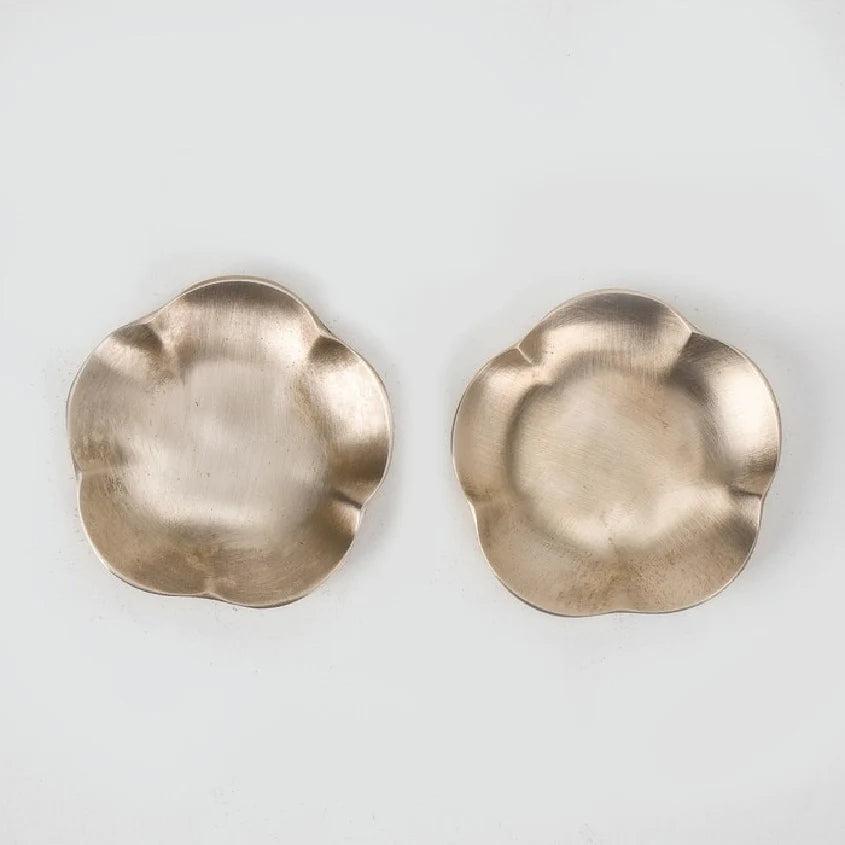 Mosim Point Plate - Plum Blossom Plate (Bangja Yugi Mume Refreshment Brass Bowl, Organic Bowl Point Plate)