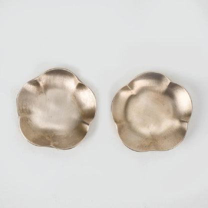 Mosim Point Plate - Plum Blossom Plate (Bangja Yugi Mume Refreshment Brass Bowl, Organic Bowl Point Plate)