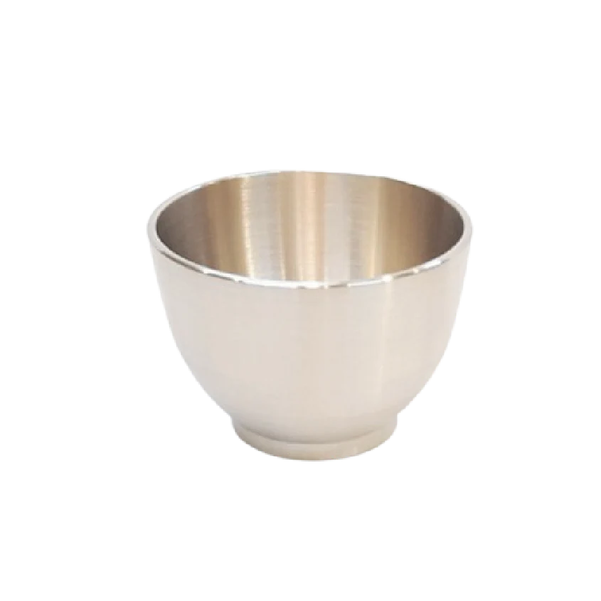 Mosim Tea Cup - Ceramic Craft Glass, Bangja Yugi Engraved Sake Cup, Gift Sake Cup, Brass Bowl, Brass Tableware