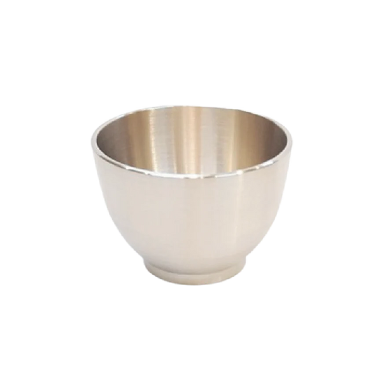 Mosim Tea Cup - Ceramic Craft Glass, Bangja Yugi Engraved Sake Cup, Gift Sake Cup, Brass Bowl, Brass Tableware