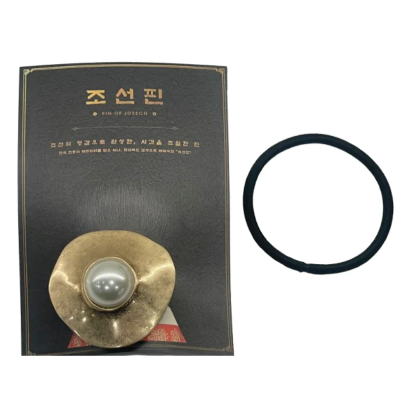 Pin of Joseon Gold Flower Pearl Hair Pin